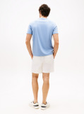 Blue Tricou Din Tricotaj Interlock  Barbati