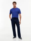 Blue Tricou Din Tricotaj Interlock  Barbati