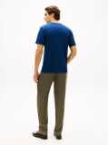 Blue Interlock Knit T-Shirt  Men