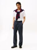 White Interlock Knit T-Shirt  Men