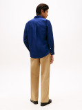 Blue Camasa Poplin Th Flex Cu Croiala Regular  Barbati