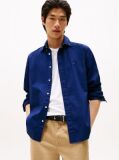 Blue Camasa Poplin Th Flex Cu Croiala Regular  Barbati