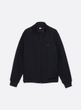 Blue Relaxed Harrington Jacket  Men