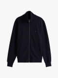 Blue Terry Zip-Thru Sweatshirt  Men