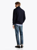 Blue Terry Zip-Thru Sweatshirt  Men