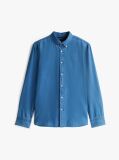 Blue Camasa Chambray Regular Fit  Barbati
