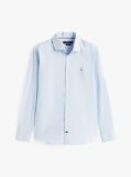 Blue Flex Slim Fit Poplin Shirt  Men