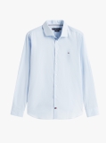 Blue Flex Slim Fit Poplin Shirt  Men