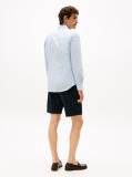 Blue Flex Slim Fit Poplin Shirt  Men