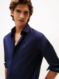 Blue Flex Slim Fit Poplin Shirt  Men