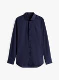 Blue Flex Slim Fit Poplin Shirt  Men
