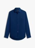 Blue Flex Slim Fit Poplin Shirt  Men