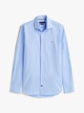 Blue Camasa Flex Slim Fit Din Poplin   Barbati