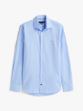 Blue Camasa Flex Slim Fit Din Poplin   Barbati