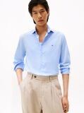 Blue Camasa Flex Slim Fit Din Poplin   Barbati