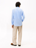 Blue Camasa Flex Slim Fit Din Poplin   Barbati