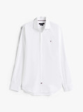 White Flex Slim Fit Poplin Shirt  Men