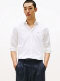 White Flex Slim Fit Poplin Shirt  Men