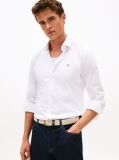 White Flex Slim Fit Poplin Shirt  Men