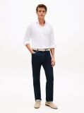 White Flex Slim Fit Poplin Shirt  Men