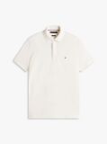 White Regular Fit Concealed Placket Polo Shirt  Men
