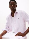 Multi Regular Fit Stripe Linen Shirt  Men