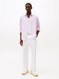 Multi Regular Fit Stripe Linen Shirt  Men