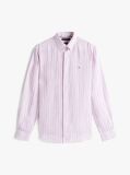 Multi Regular Fit Stripe Linen Shirt  Men
