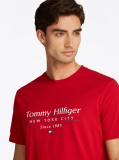 Red Logo Crew Neck T-Shirt  Men