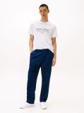 White Logo Crew Neck T-Shirt  Men