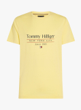 Yellow Logo Crew Neck T-Shirt  Men