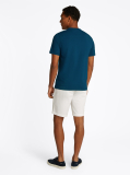 Blue Tricou Cu Guler Rotund Si Logo Cu Grafic  Barbati