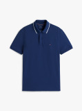 Blue Performance Tipped Regular Polo  Men
