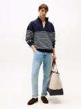 Blue Jeans Cu Picior Drept Faded Regular  Barbati