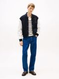 Blue Jeans Drepti Cu Aspect Uzat  Barbati