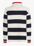 Multi Boxy Breton Stripe Half-Zip Hoody  Men
