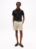 Negru Polo Regular Cu Interlock De Lux  Barbati
