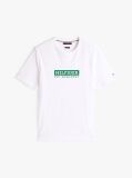 Alb Tricou Cu Imprimeu Grafic Si Logo  Barbati
