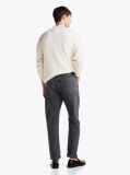 Gri Jeans Drept Cu Picior Conic Whiskered  Barbati