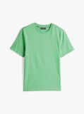 Verde Tricou Cu Broderie Th Monogram Contrastanta  Barbati