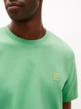 Verde Tricou Cu Broderie Th Monogram Contrastanta  Barbati