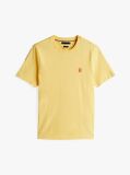 Galben Tricou Cu Broderie Th Monogram Contrastanta  Barbati