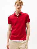 Rosu Tricou Polo Slim Fit Signature  Barbati