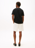 Negru Tricou Hilfiger Flock  Barbati