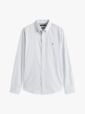 White Performance Print Shirt  Men