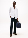 Multi Flex Poplin Fake Solid Shirt  Men