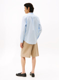 Blue Camasa Regular Fit Dobby  Barbati