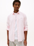 Pink Regular Fit Dobby Shirt  Men
