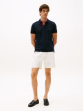 Blue Contrast Collar Cuff Regular Polo Shirt  Men