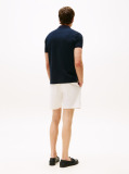 Blue Contrast Collar Cuff Regular Polo Shirt  Men